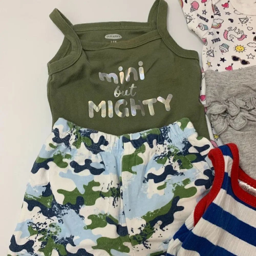 Girl 0-6 Month 7 Piece Bundle